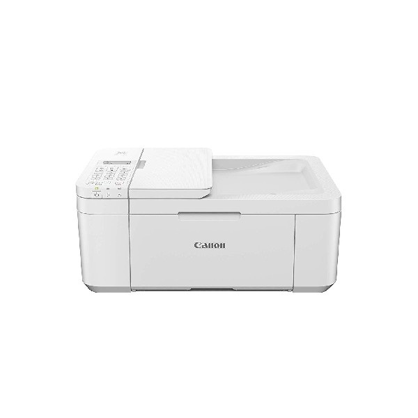 Impresora Multifuncional Canon pixma tr4551 blanca wifi de inyección tinta con fax adf color doble cara escaner copia duplex