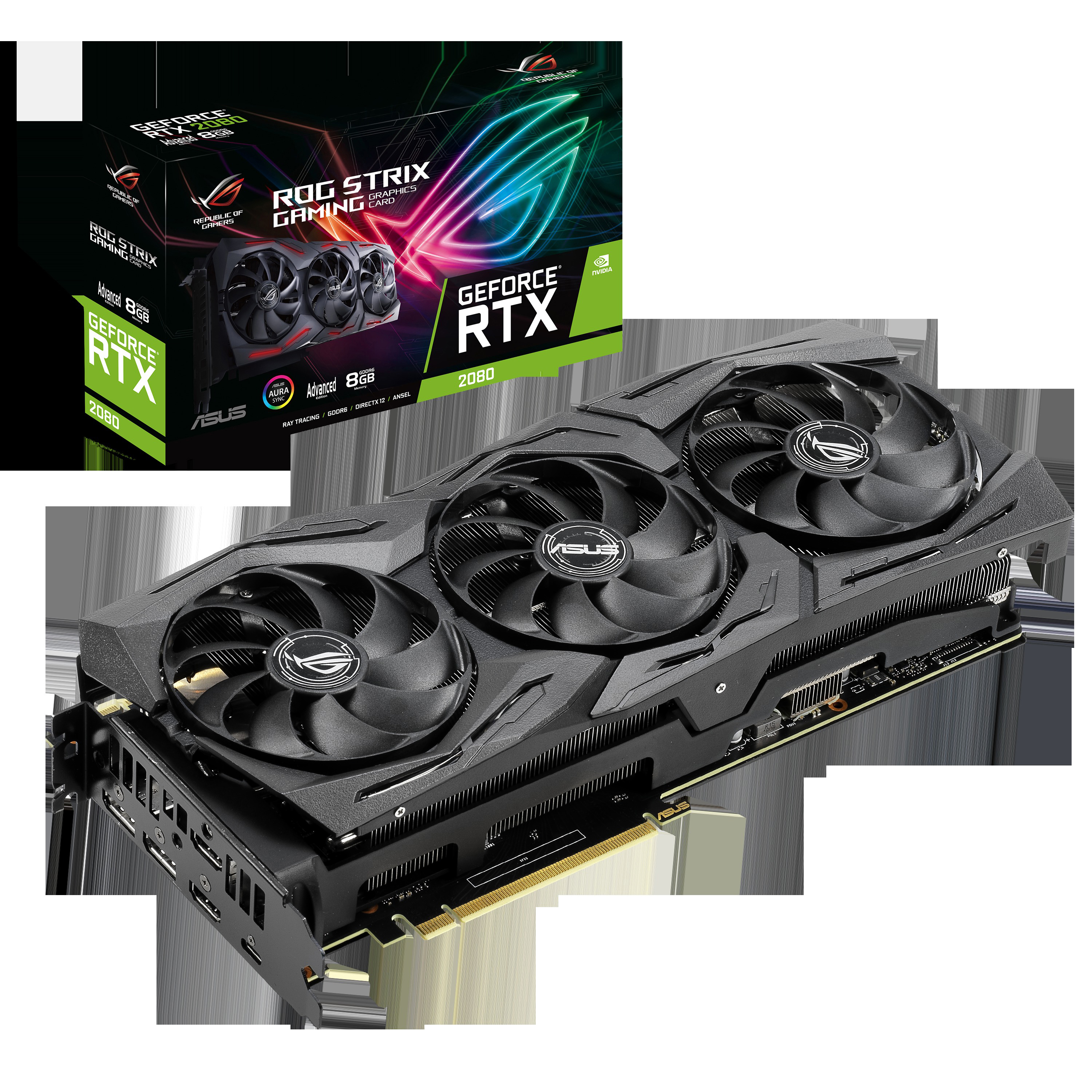 ASUS GeForce RTX™ 2080 ROG Strix Gaming Advanced 8GB (90YV0C61-M0NA00) (NVIDIA, Grafikkarte)