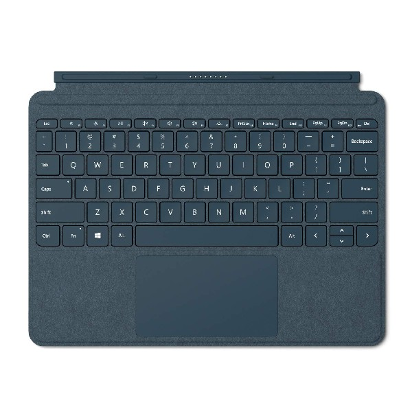 Funda con teclado - Microsoft KCS-00032, Para Tablet Surface Go, Teclado QWERTY, Azul Cobalto