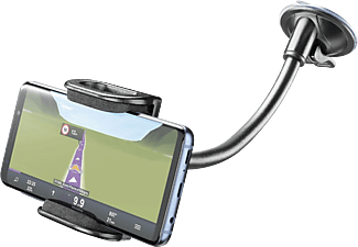 CELLULARLINE Pilot Flexi - Flexible Smartphone-Halterung (Schwarz)