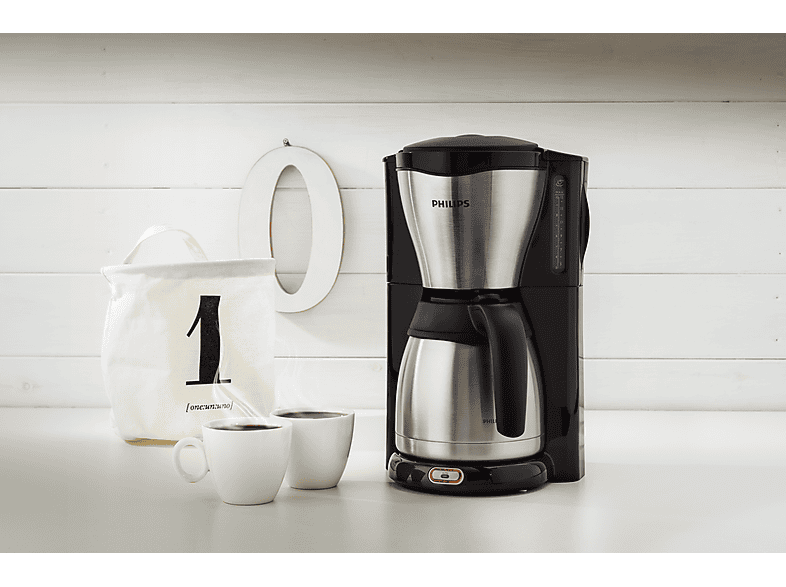 Philips HD 7546/20 Gaia Kaffeemaschine Schwarz — Foto 2 von 5