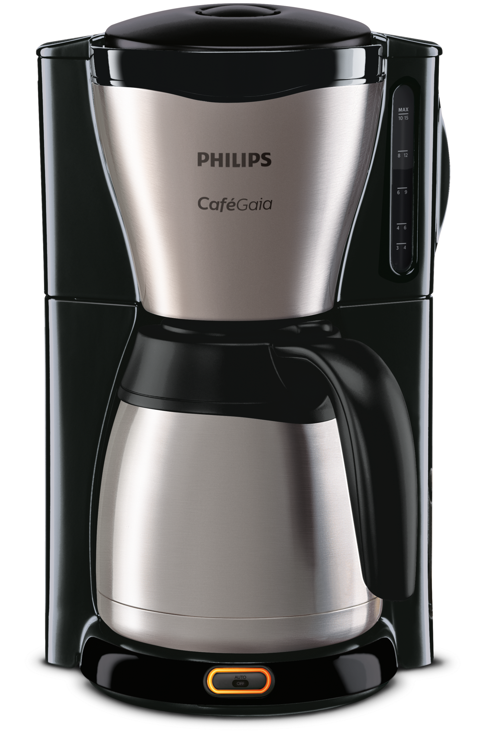 PHILIPS HD 7546/20 Gaia Kaffeemaschine Schwarz