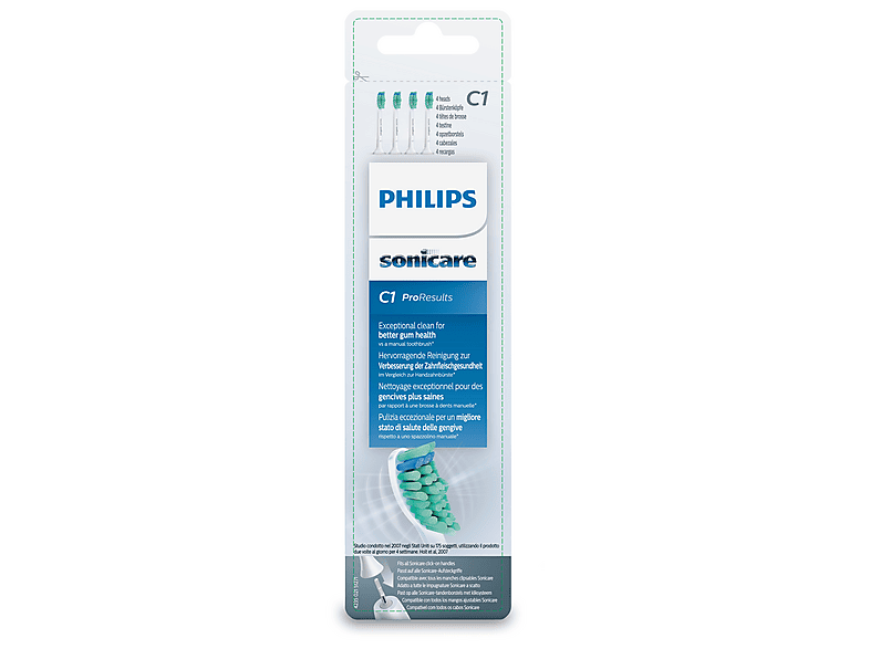 Philips HX6014/07 Sonicare ProResults Standard 4er Aufsteckbürsten für Schallzahnbürsten — Foto 4 von 5