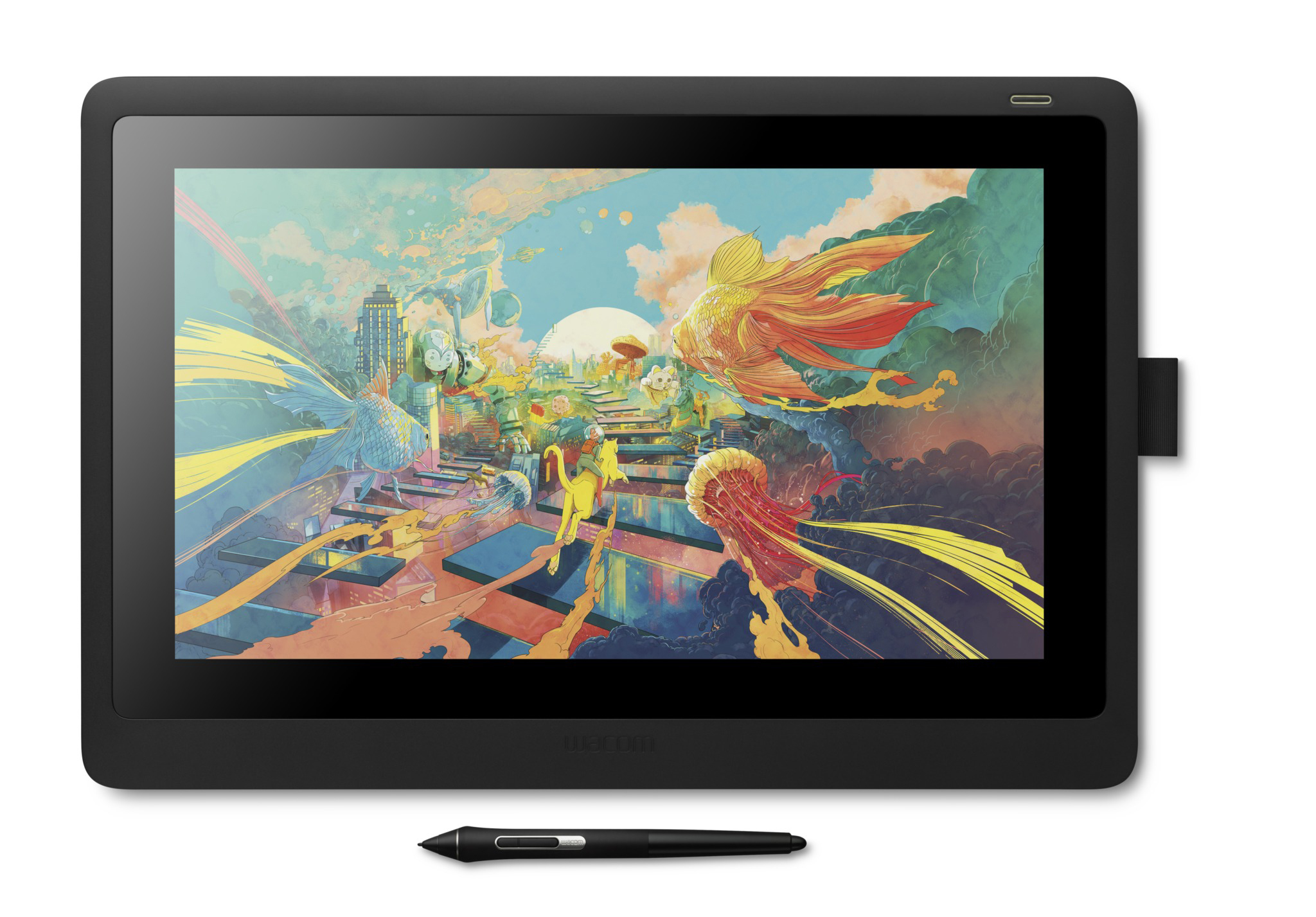 WACOM Cintiq 16 Grafiktablett, Schwarz Grafiktablets | MediaMarkt