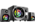 RAMPAGE RMS-G8 2+1 25W Rainbow Led Işıklı Gaming Bilgisayar Hoparlörü