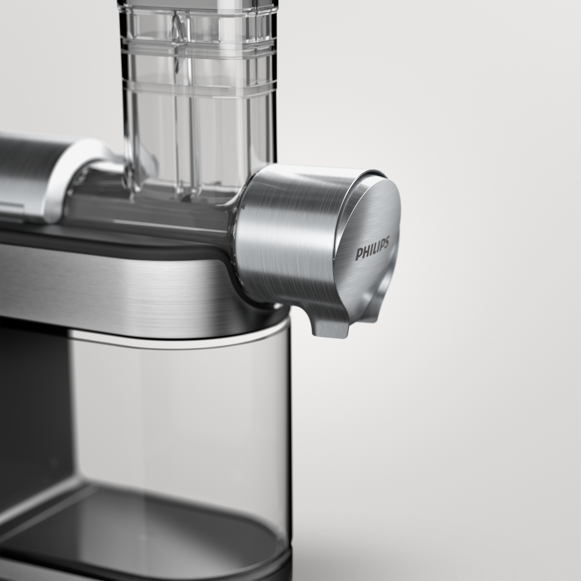 PHILIPS Avance Collection Slow Juicer Entsafter HR1949/20, edelstahl gebürstet Slow Juicer 200 Watt, Edelstahl gebürstet