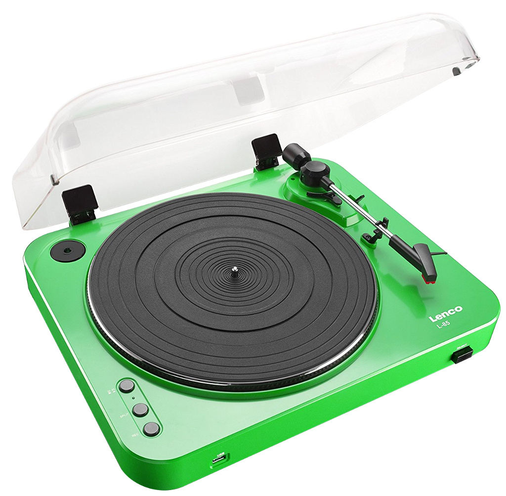 LENCO L-85 lemezjátszó, zöld