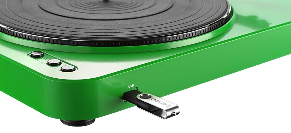 LENCO L-85 lemezjátszó, zöld
