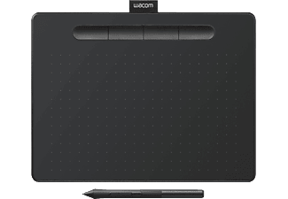 WACOM Intuos M mit Bluetooth Grafiktablett, Schwarz