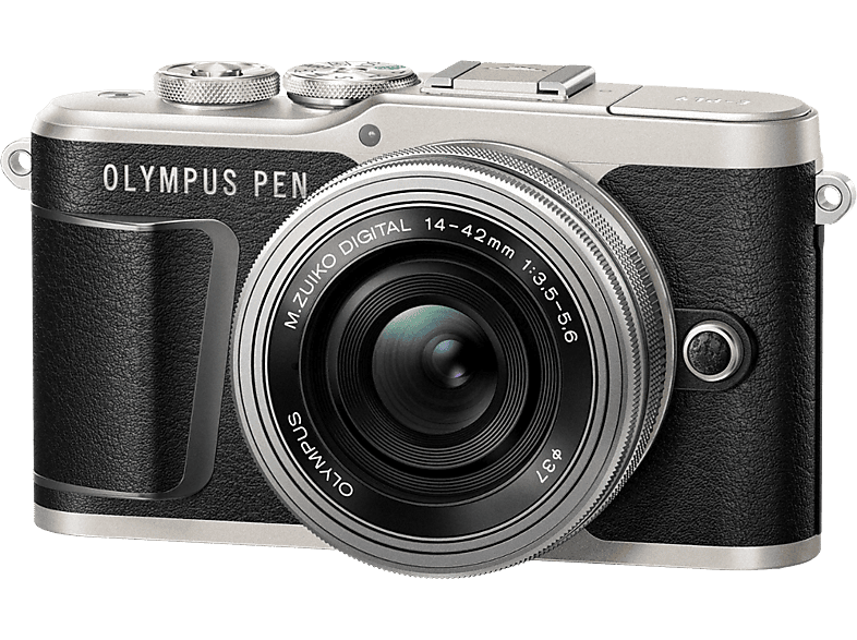 OLYMPUS Hybride camera PEN E-PL9 Zwart + 14-42 mm Pancake (V205092BE000)