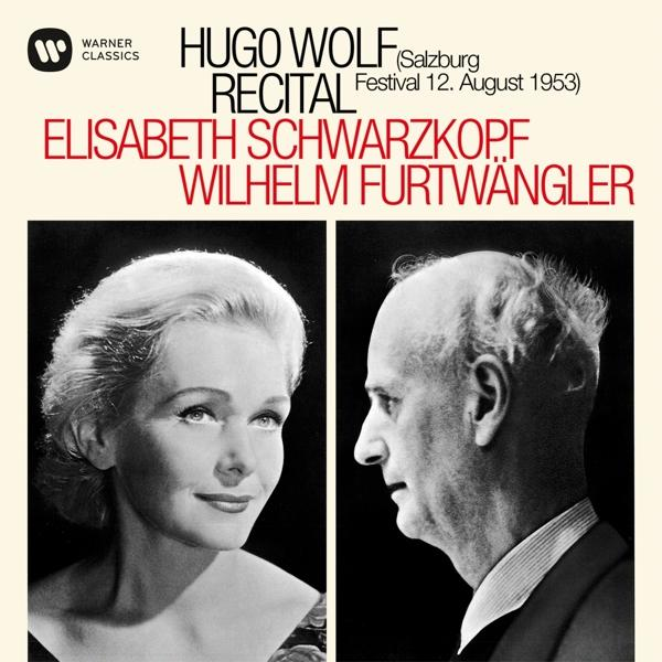 Albumcover von Hugo Wolfs Rezital mit Elisabeth Schwarzkopf und Wilhelm Furtwängler.