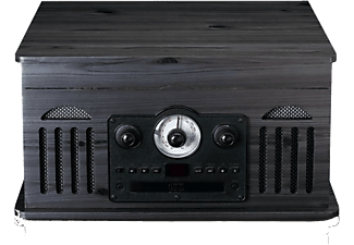 LENCO TCD-2600 lemezjátszó (kazetta/cd/rádió), fekete
