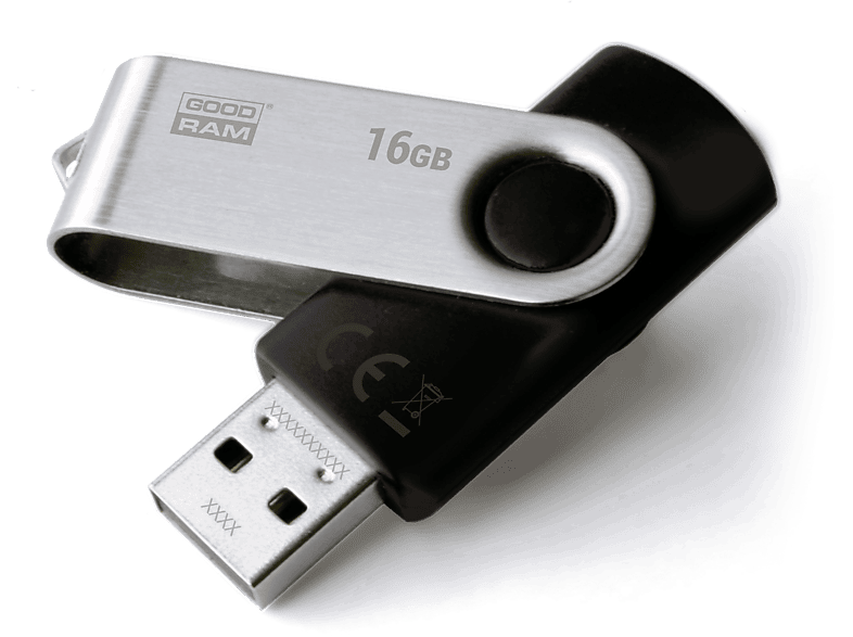 GOODRAM USB-stick 16 GB Zwart (UTS2-0160K0R11)