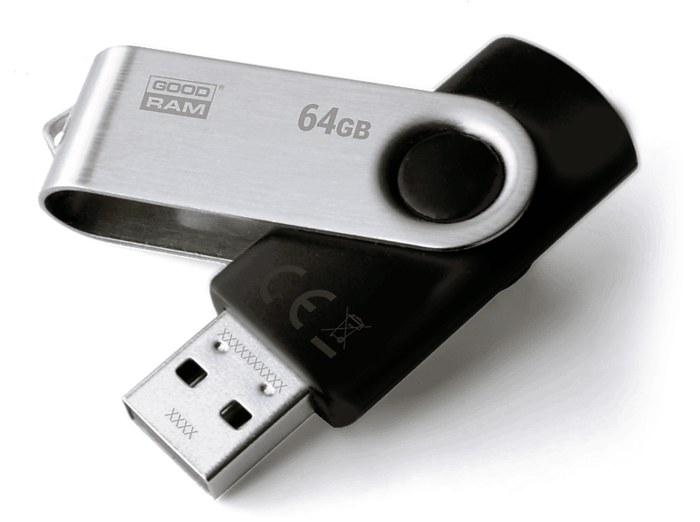 GOODRAM USB-stick 64 GB Zwart (UTS2-0640K0R11)