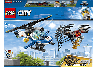 LEGO 60207 Polizei Drohnenjagd Bausatz, Mehrfarbig