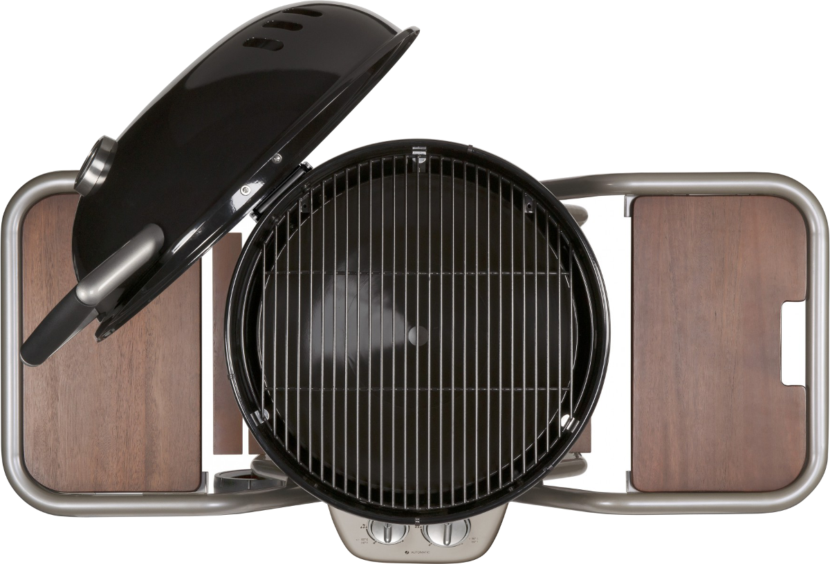 OUTDOORCHEF 18.127.99 Montreux 570 G Wood - Gasgrill (Schwarz/Holz)