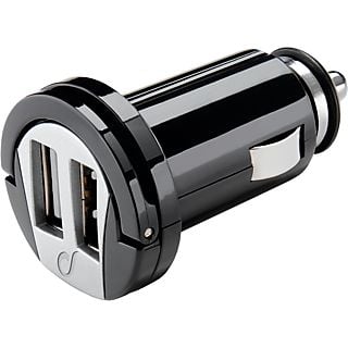 CELLULAR LINE USB Car Charger Dual, 2A - KFZ-Ladegerät (Schwarz)