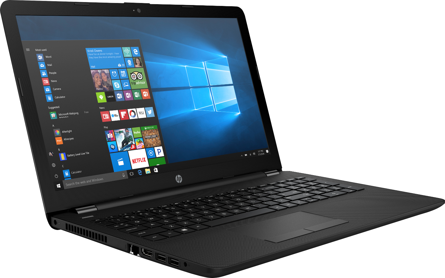 HP 3QT54EA/Celeron N3060/4GB RAM/500GB HDD/Intel HD Grafik/15''/W10/Siyah
