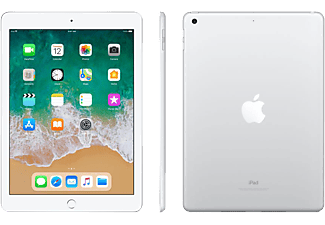 APPLE iPad Wi-Fi (2018) - Tablet (9.7 ", 128 GB, Silver)