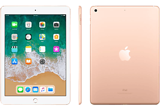APPLE iPad Wi-Fi (2018) - Tablet (9.7 ", 128 GB, Gold)