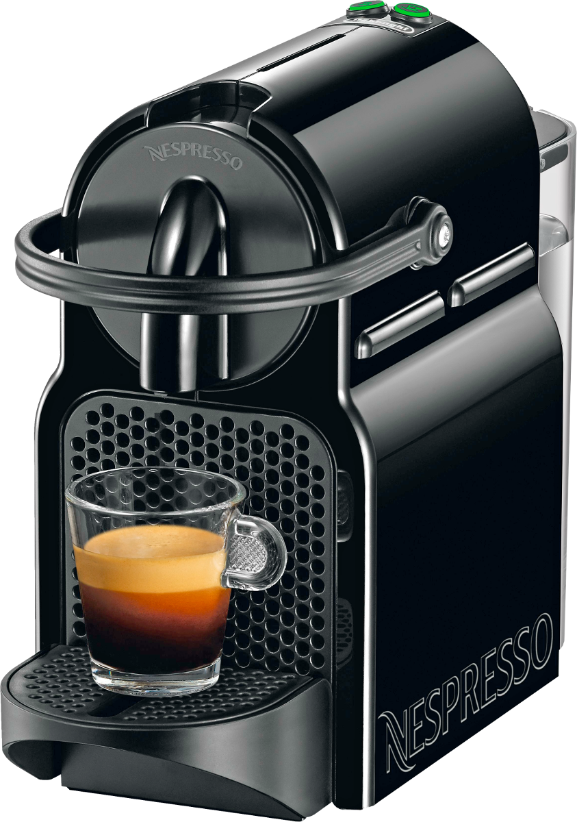 Nespresso Inissia EN80B Machine à Café Et 100 Capsules – Machine à Expresso Inissia EN80B De De'Longhi Avec 100 Capsules De Café D'inspiration Italienne, Capacité De 0,7 L, Noir