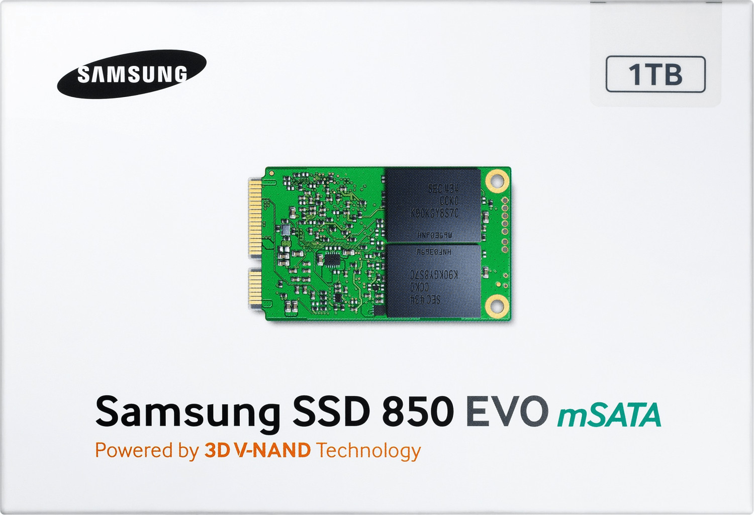 Disco duro 1 TB - Samsung SSD850 EVO MSATA, 2.5"