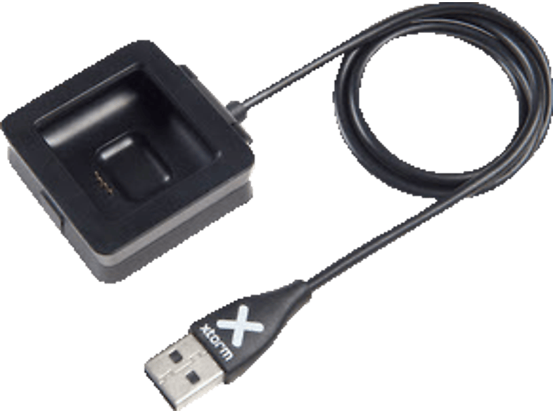 XTORM CX016, Ladekabel, Fitbit, Schwarz