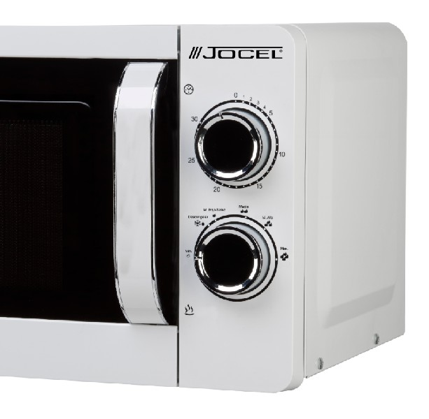 Un horno microondas que cocina alimentos con tecnología de onda 3D.