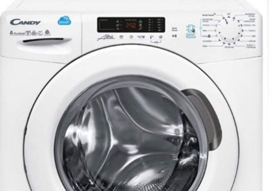 Lavadora secadora - Candy Smart CSW 485D-S, 8kg+5kg, 1400rpm, Certificado Woolmark, Inicio diferido, Blanco