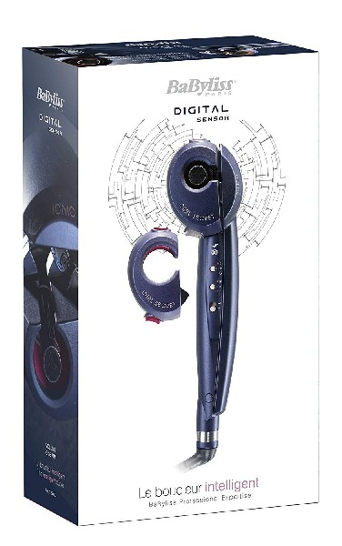 Moldeador automático - BaByliss Curl Secret Inteligente C1500E, Sensor Digital, iónico, 2 cabezales