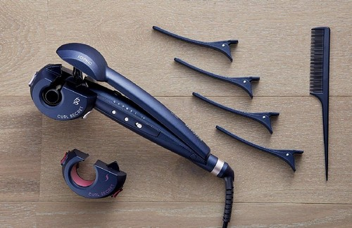 Moldeador automático - BaByliss Curl Secret Inteligente C1500E, Sensor Digital, iónico, 2 cabezales