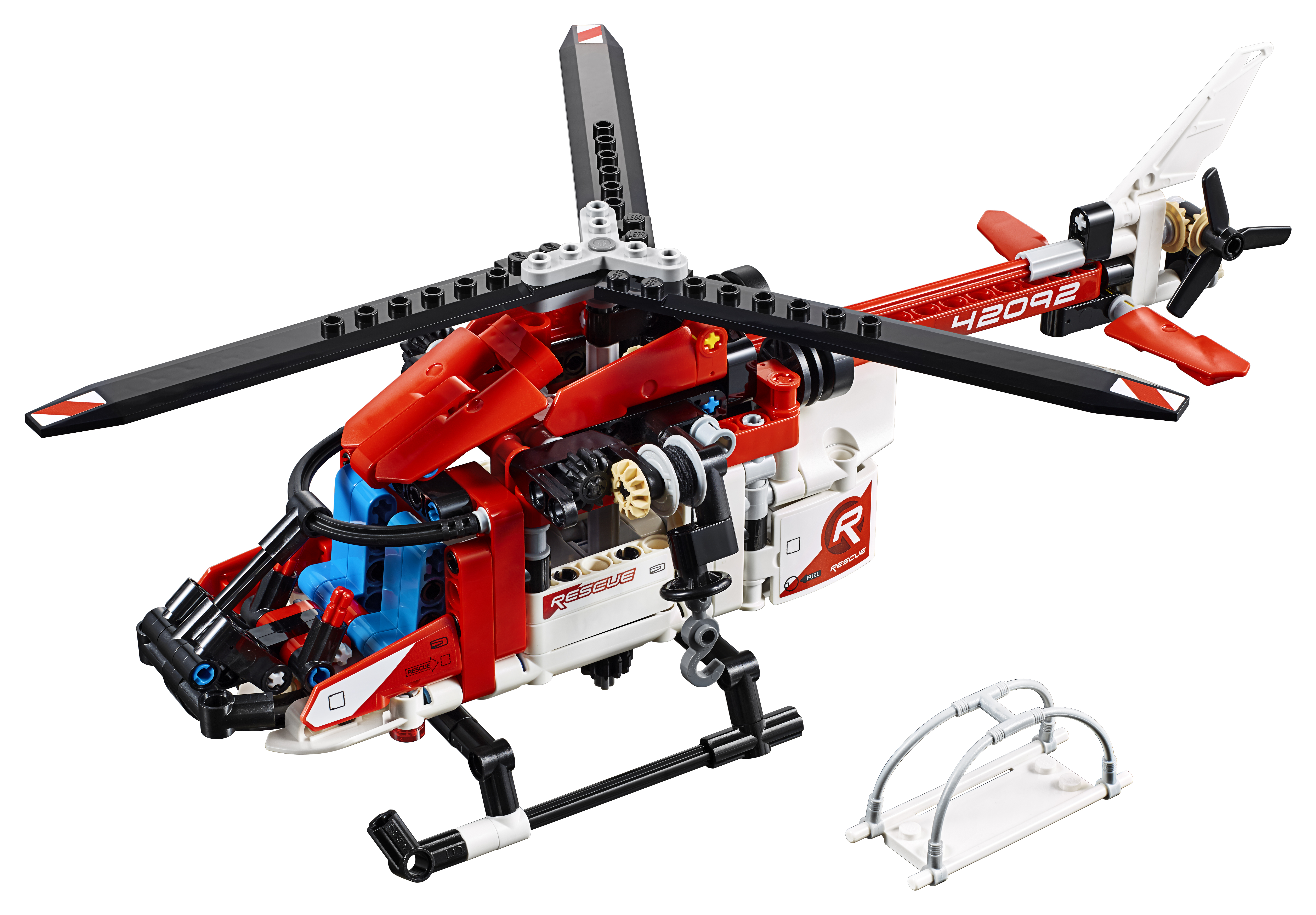 LEGO 42092 Rettungshubschrauber Bausatz, Mehrfarbig