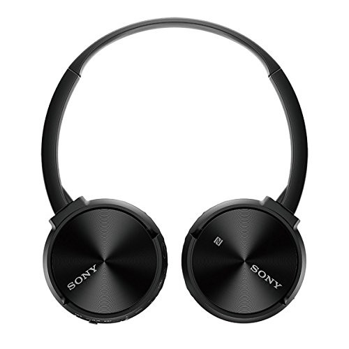 Auriculares inalámbricos - Sony MDR-ZX330BT, Bluetooth, NFC, USB, Plegables, Negro