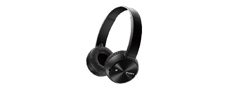 Auriculares inalámbricos - Sony MDR-ZX330BT, Bluetooth, NFC, USB, Plegables, Negro