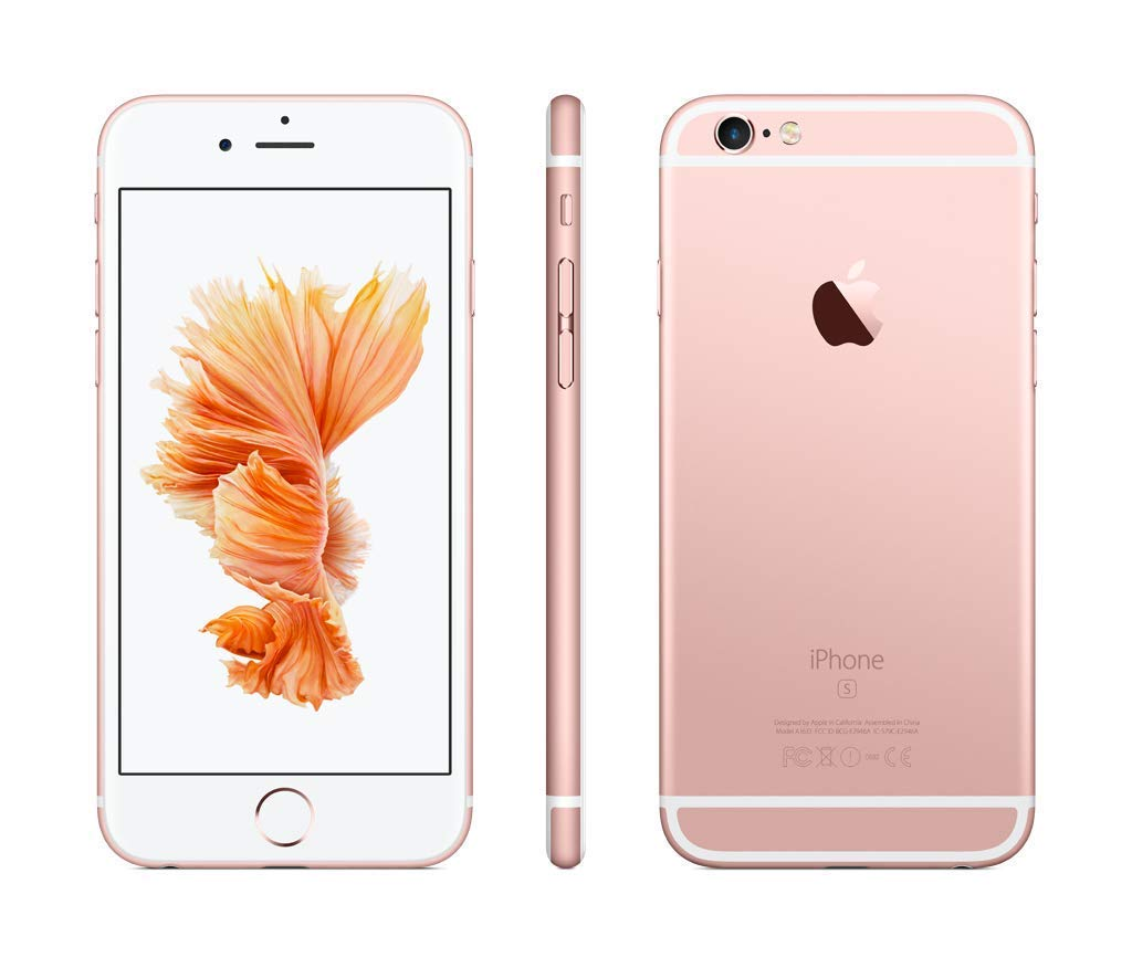Móvil - Apple iPhone 6S de 32GB con red 4G, pantalla retina HD de 4,7" y cámara 12 mp, Oro Rosa
