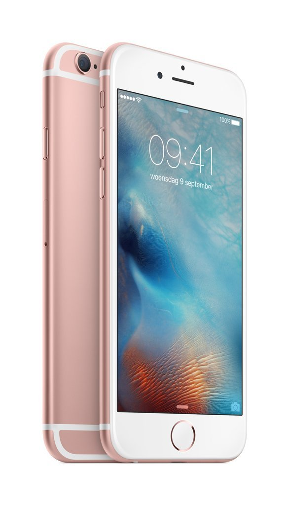 Móvil - Apple iPhone 6S de 32GB con red 4G, pantalla retina HD de 4,7" y cámara 12 mp, Oro Rosa