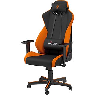 NITRO CONCEPTS S300 Horizon - Sedia del giocatore (Nero/Arancio)