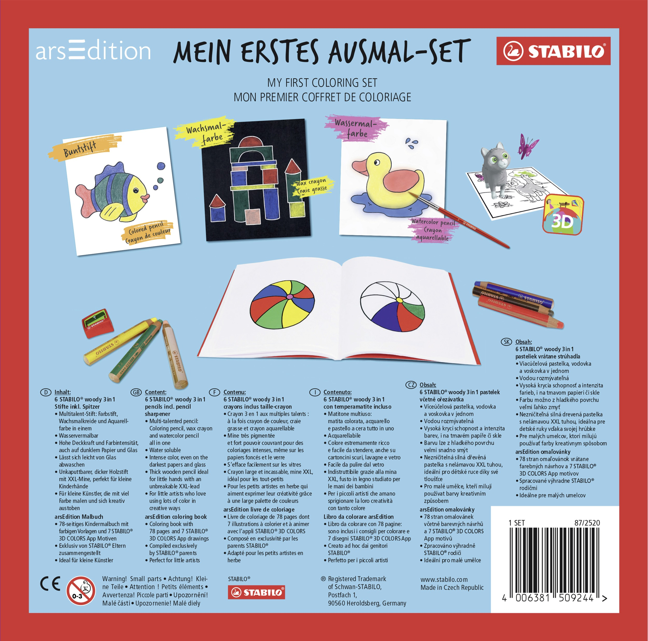 STABILO 87/2520 Kindermalbuch