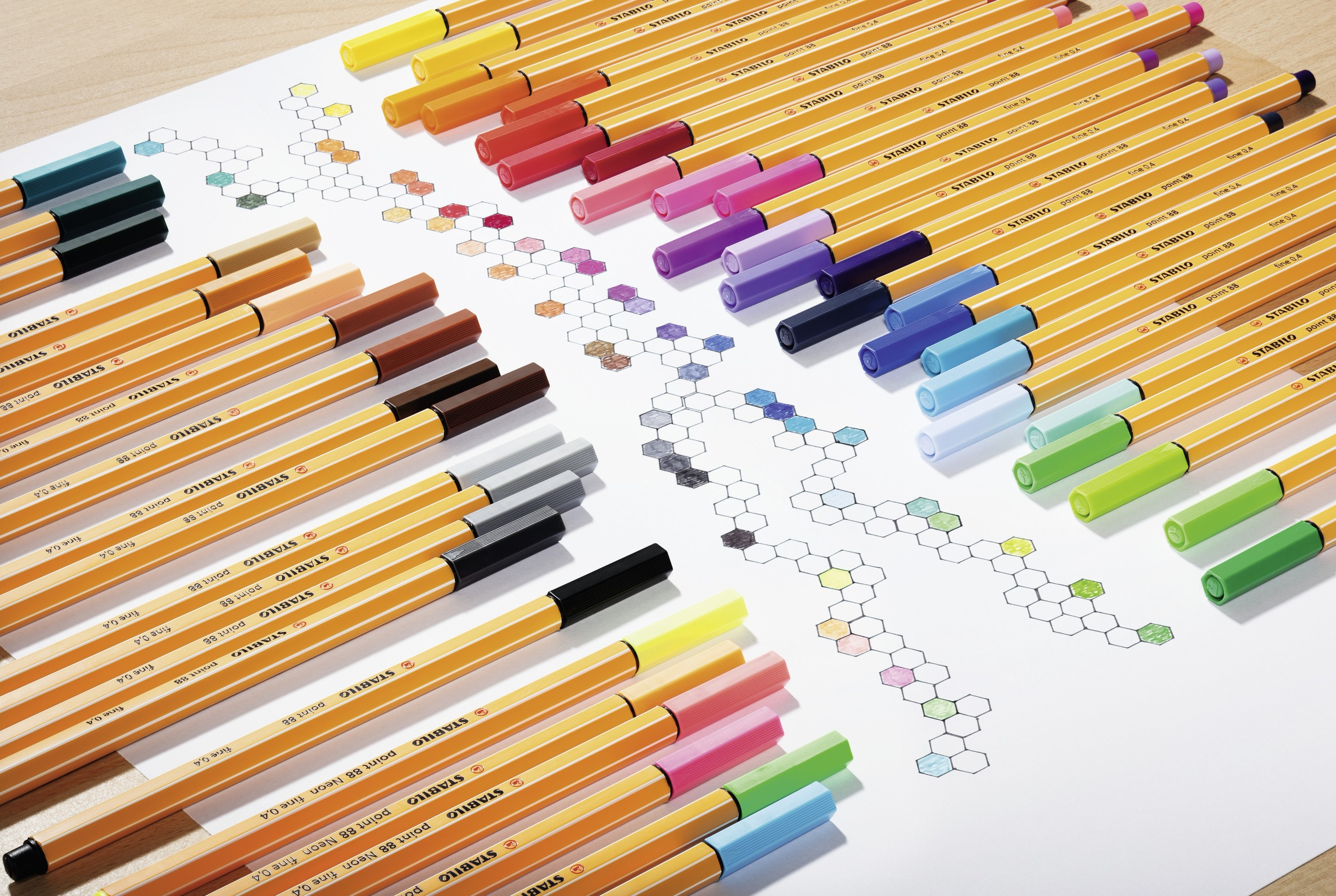 STABILO Point 88 Fineliner Bunt (30 Farben)