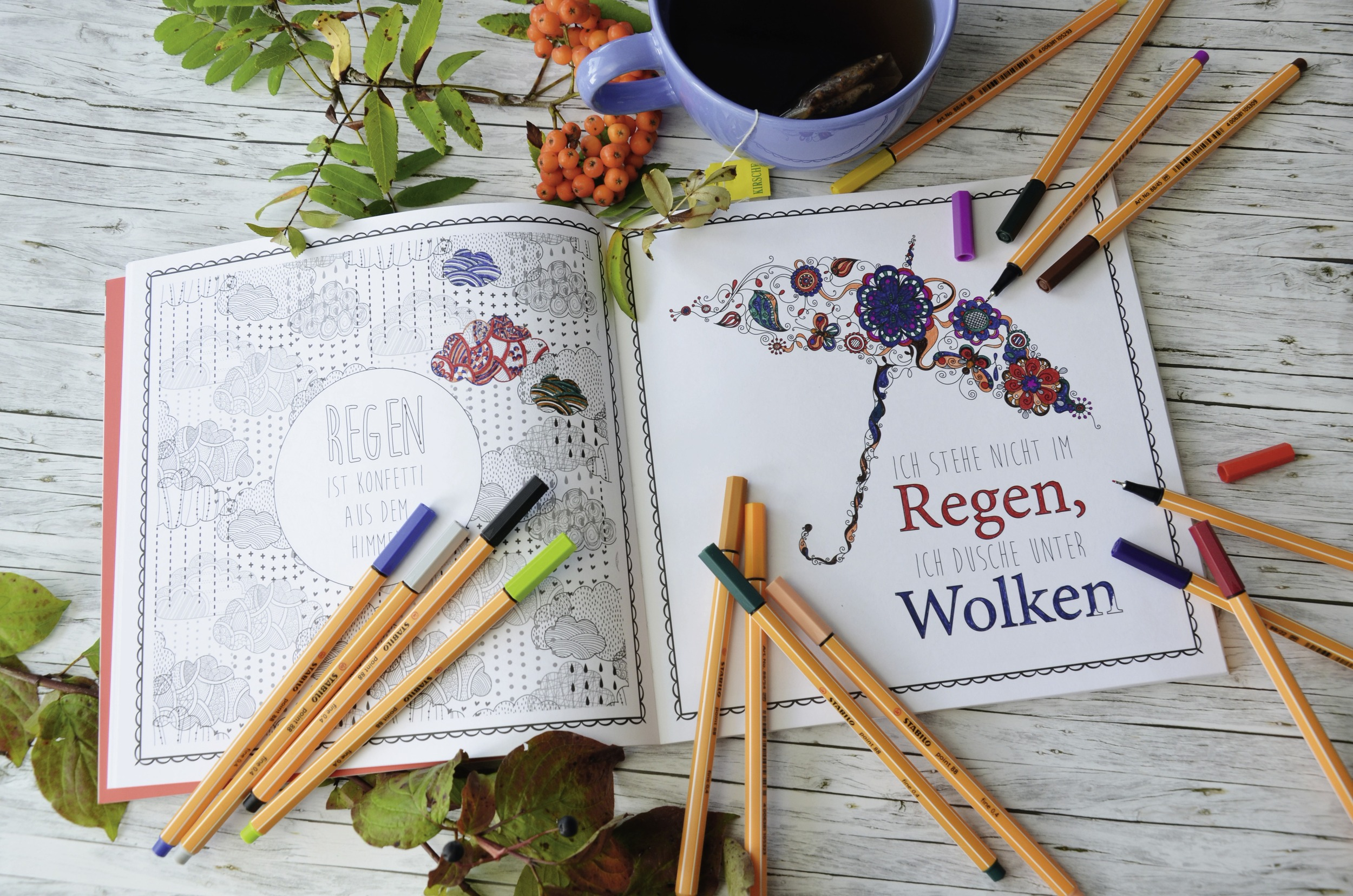STABILO Kreative Auszeit Blätterzauber  Fineliner