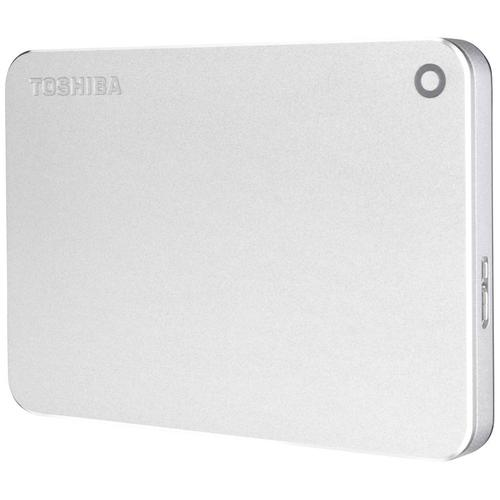 Disco duro 1 TB - Toshiba Canvio Premium, Metálico, Plata