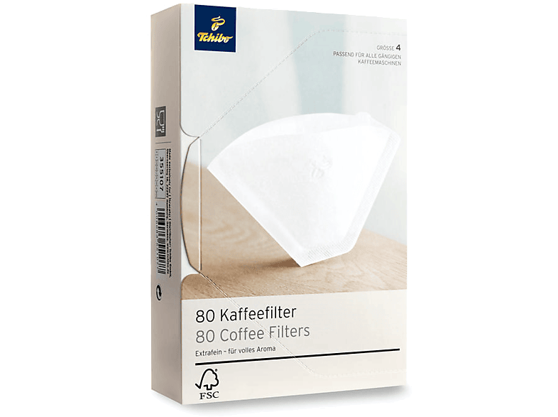 TCHIBO Filtre Kahve Kağıdı 80'li_0