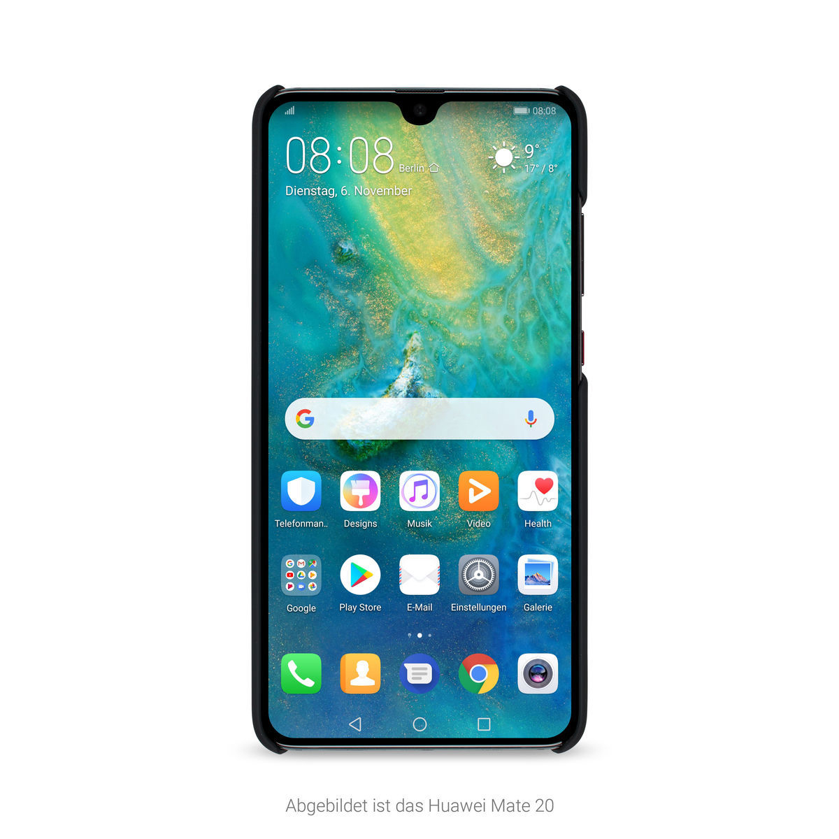 ARTWIZZ Rubber Clip, Backcover, Huawei, Mate 20 Pro, Schwarz