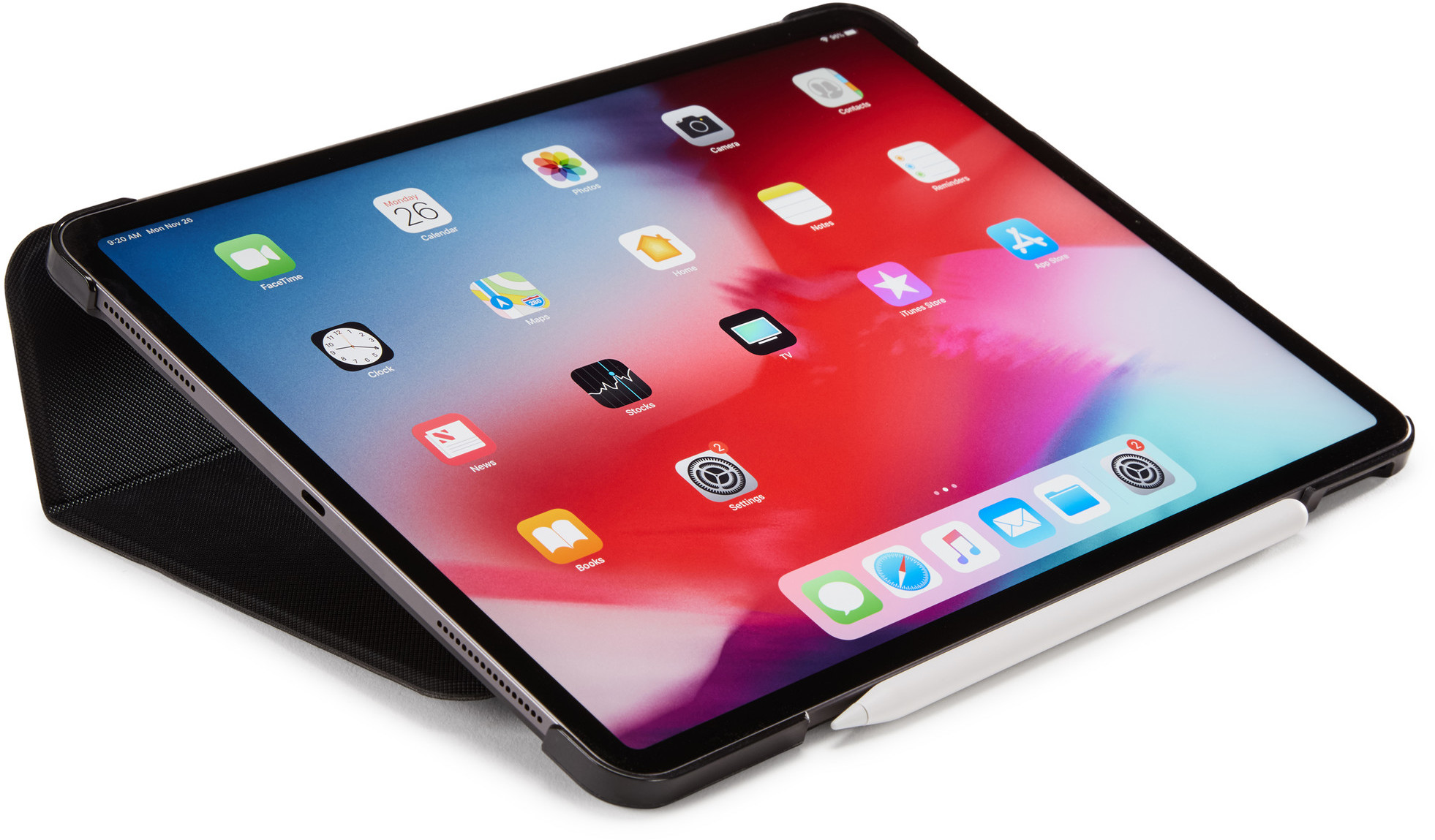 CASE LOGIC Bookcover SnapView Pencil iPad Pro 12.9 Zwart (CSIE-2248K)