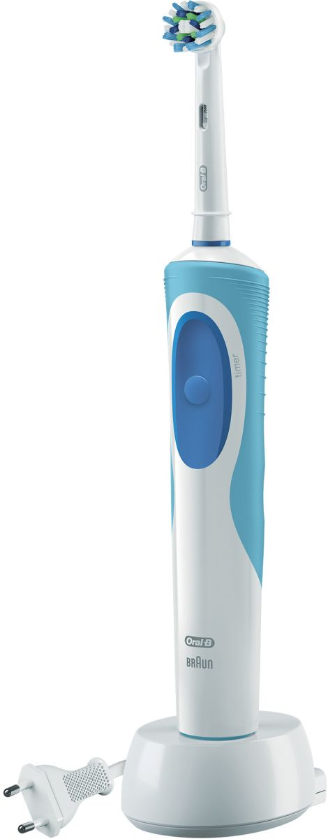 Cepillo Elã©ctrico Oralb d12 vitality action azul dientes crossaction recargable dental braun blue oscilante 7600 por