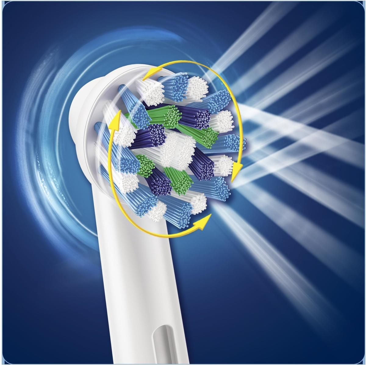 Cepillo de dientes - Oral B D12 Vitality CrossAction Blue, Oscilante, 7600 oscilaciones por minuto,