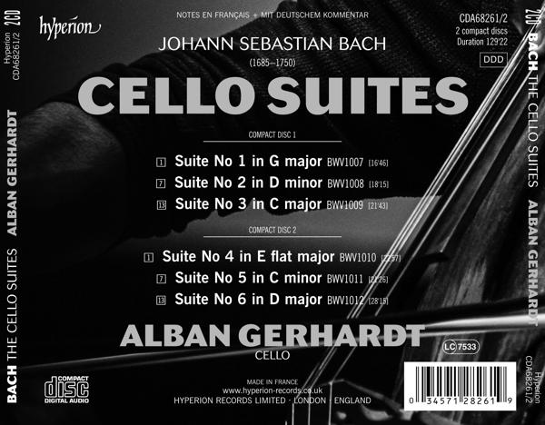 Alban Gerhardt - Die Cellosuiten  - (CD)