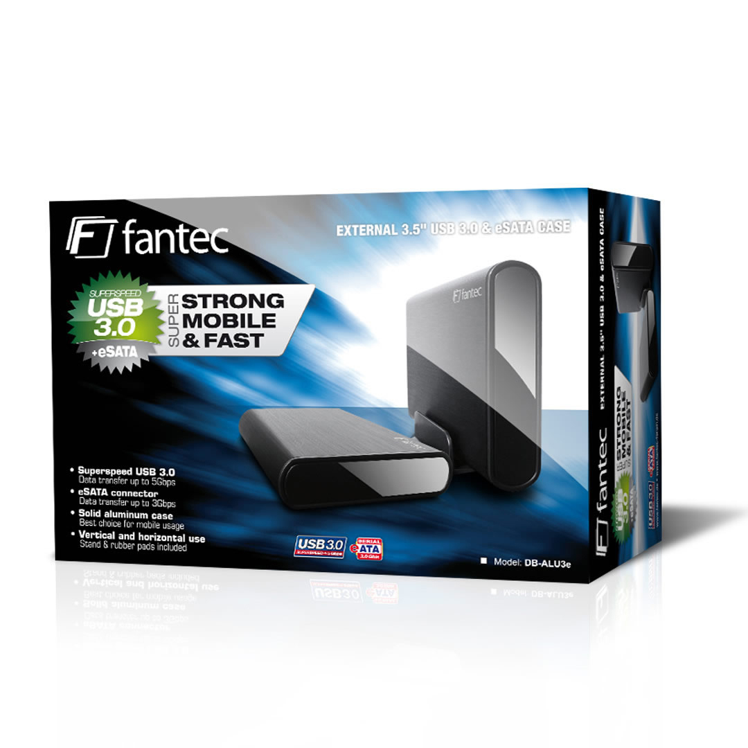 FANTEC DB-ALU3e Festplattengehäuse