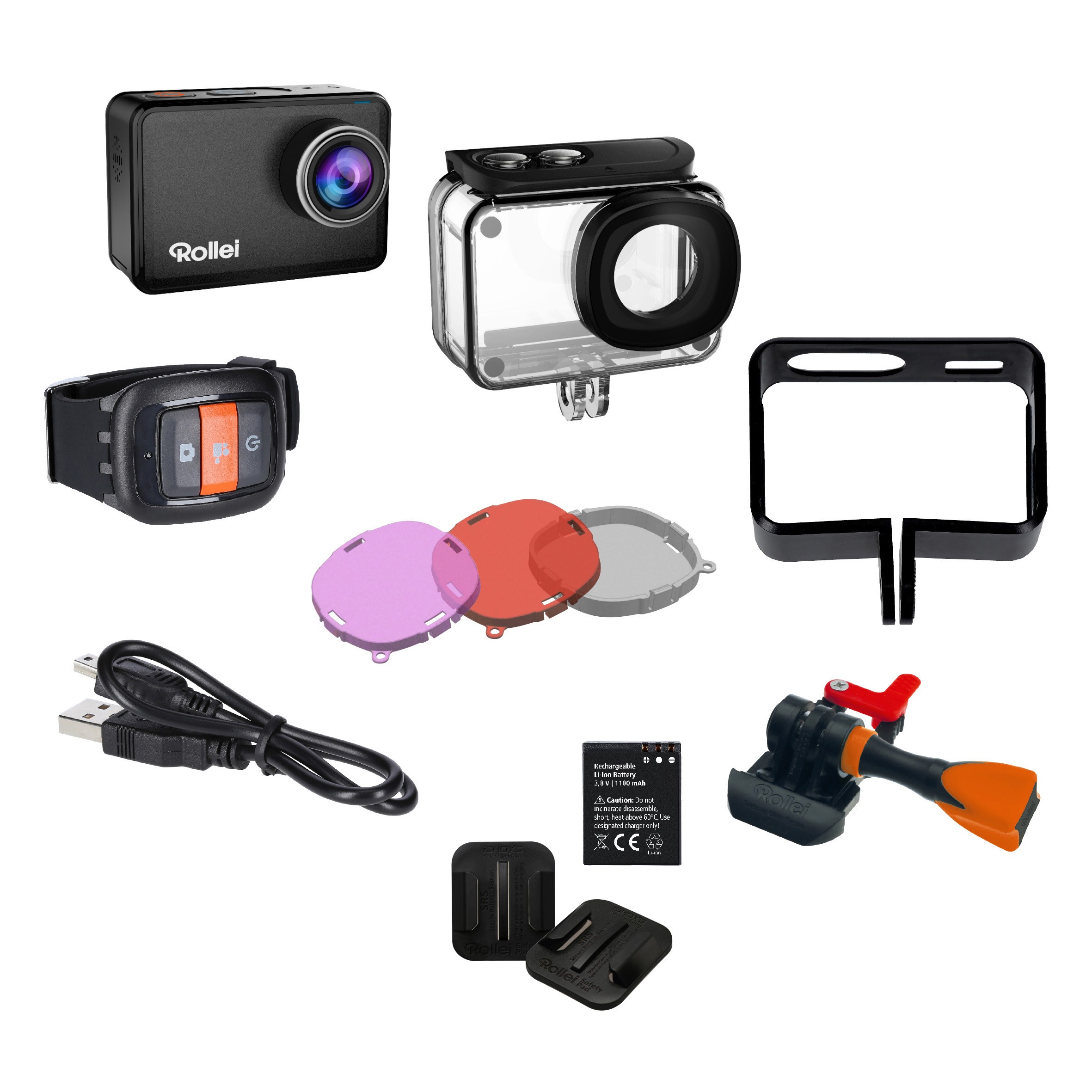 ROLLEI 560 Touch Action Cam  inkl. Fernbedienung, WLAN, Touchscreen