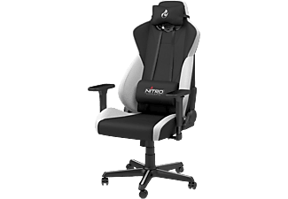 NITRO CONCEPTS S300 Radiant - Chaise joueur (Noir/Blanc)